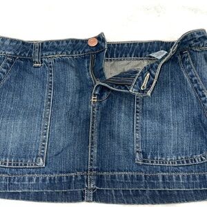 Denim Mini Skirt